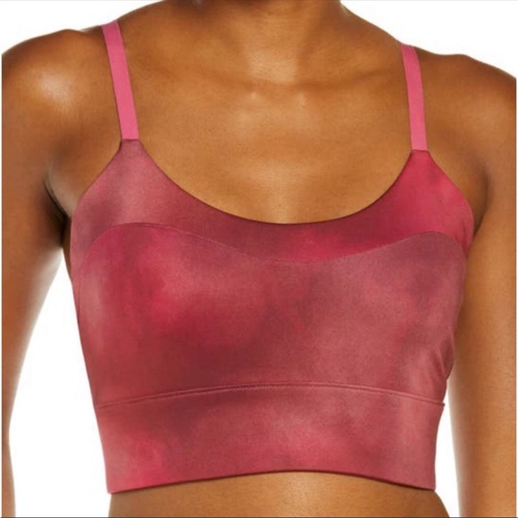 NWT Free People Beat the Heat Reversible Raspberry Sports Bra, Size M - Picture 6 of 7